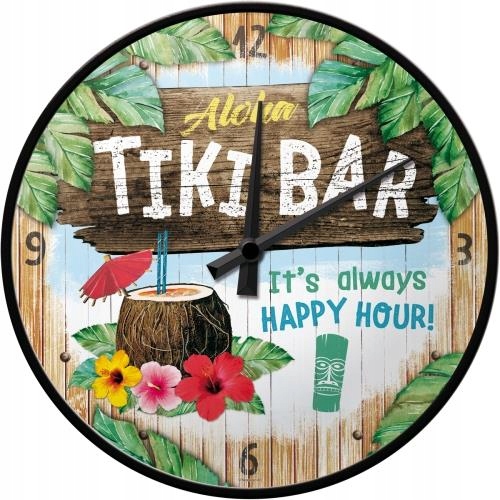 Настенные часы Aloha Tiki BAR Nostalgic 51093