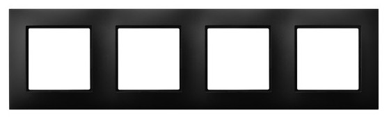 RAMKA POCZWÓRNA OSPEL ARIA CZARNY R-4U/33