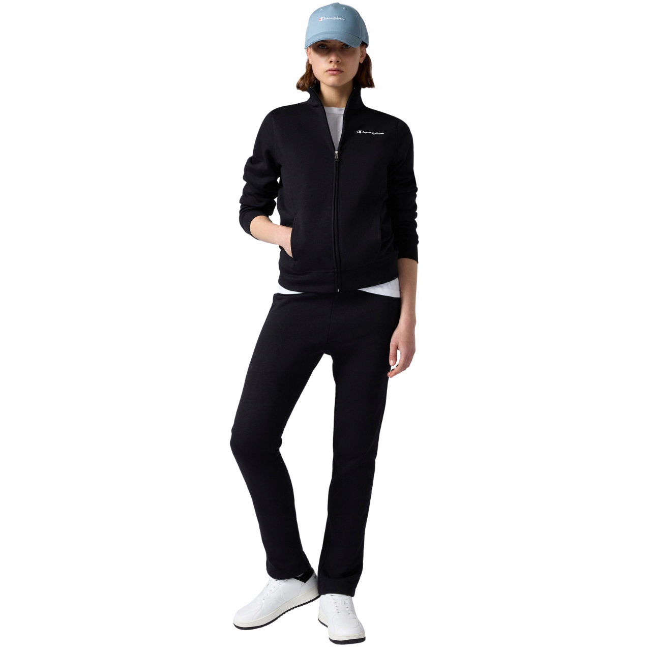 Teplákovka dámský Champion Full Zip Suit černý 118289 KK001 Velikost M