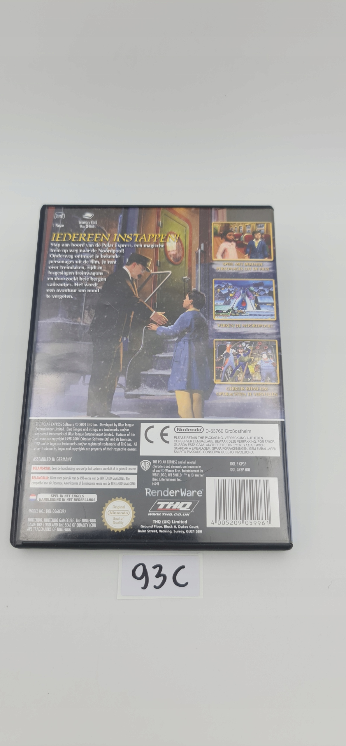 NINTENDO GAMECUBE THE POLAR EXPRESS Producent Nintendo