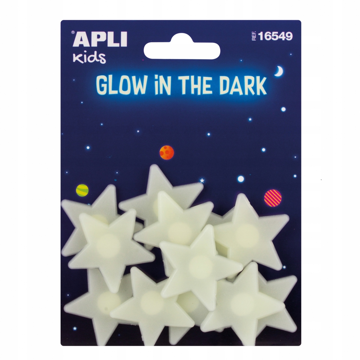 

Apli Kids Fluorescencyjne naklejki Małe Gwiazdki 1