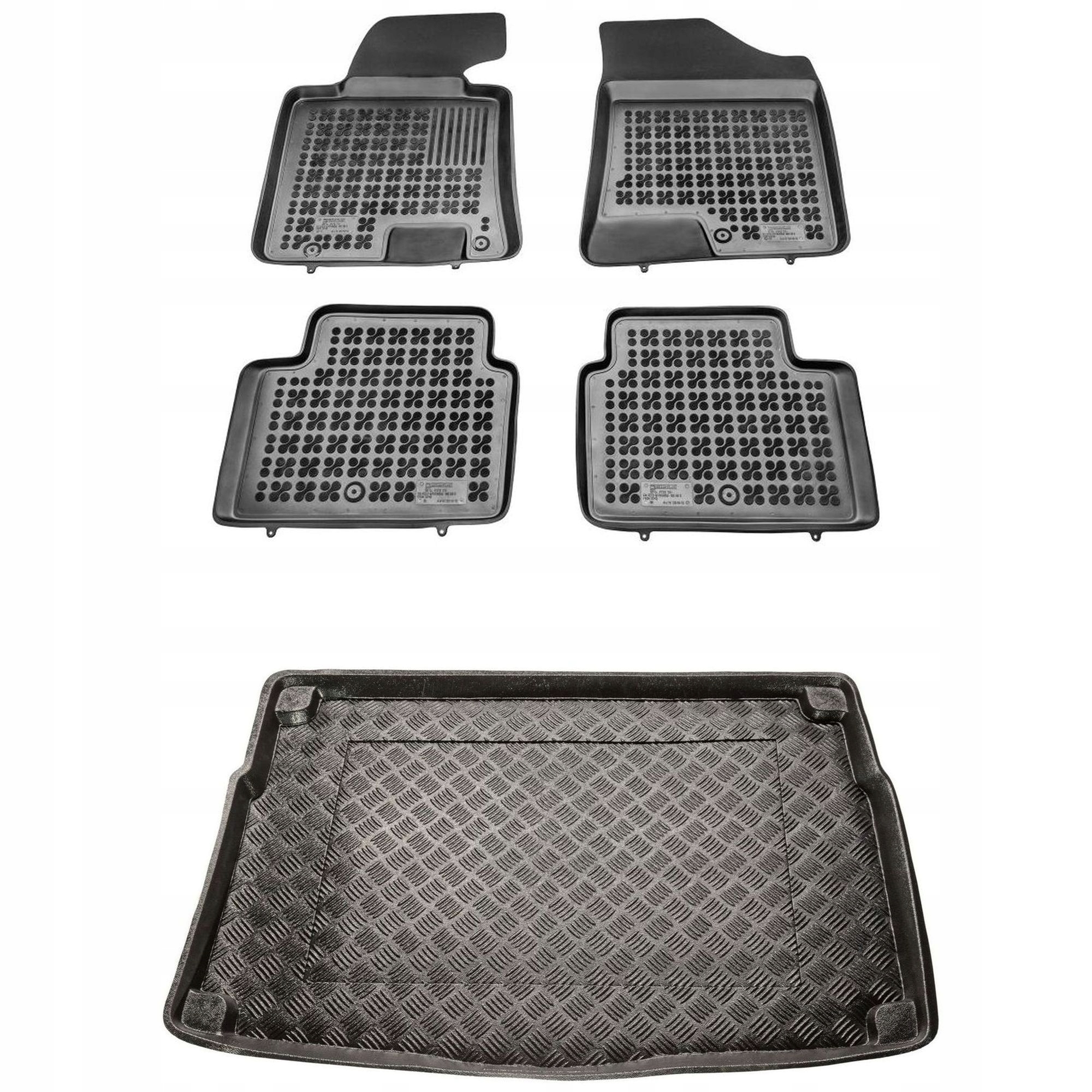 Sada koberčekov a rohoží pre Kia Proceed II 2012-2018 Hatchback pre 3 osoby