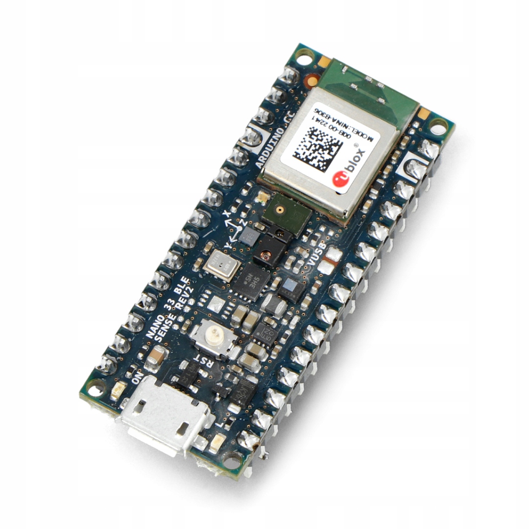 

Arduino Nano 33 Ble Sense Rev2 ze złączami