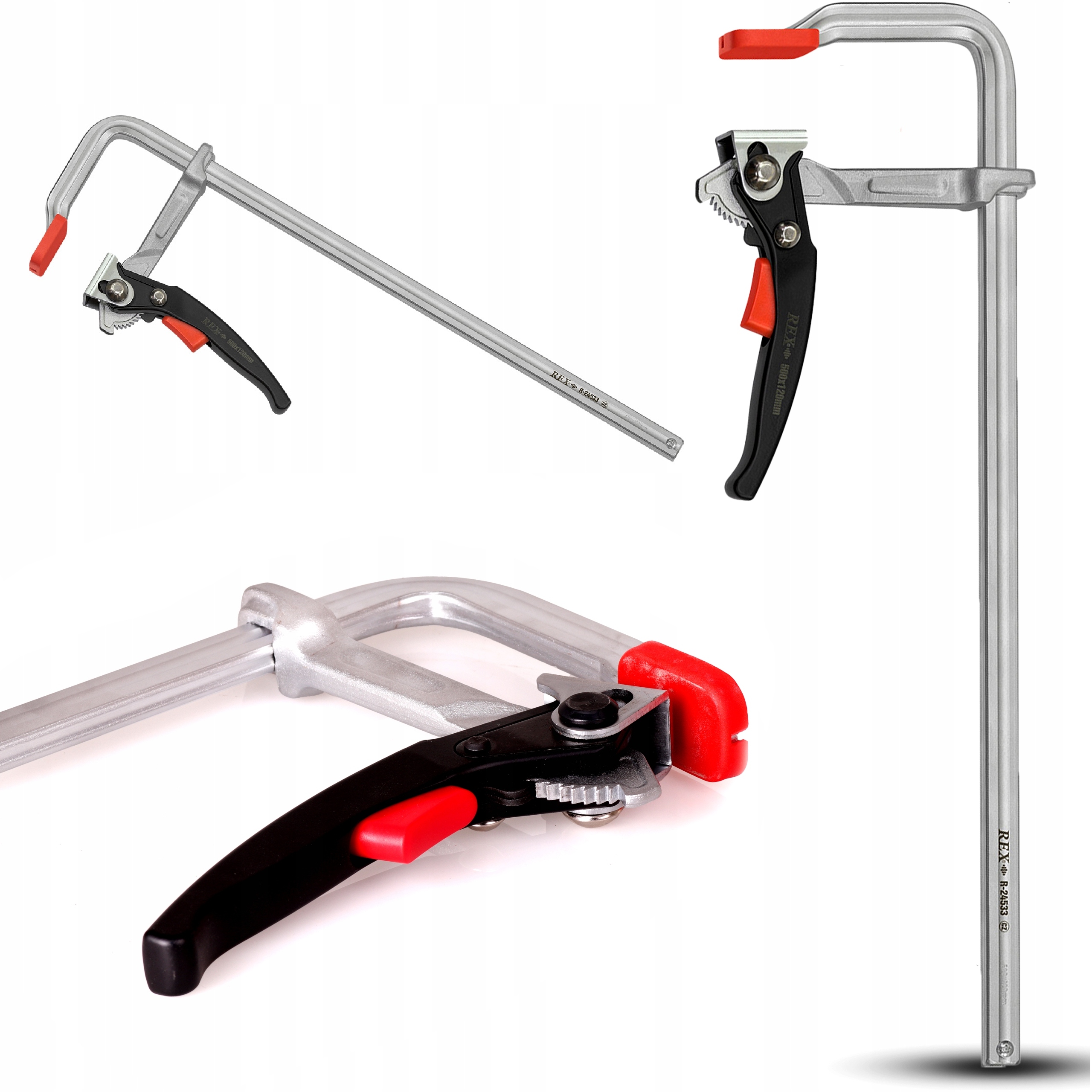 Truhlářská Svěrka 500 x 120 mm Západka Kovaná