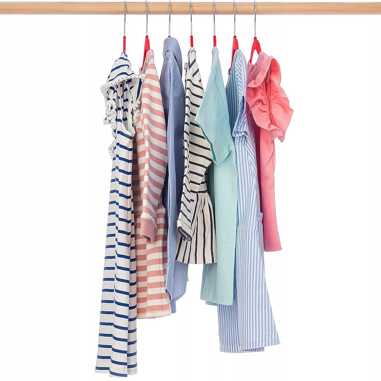 WIESZAKI WELUROWE DLA DZIECI NA UBRANIA ZESTAW 30 SZTUK KOMPLET WIESZAKÓW Bohater brak