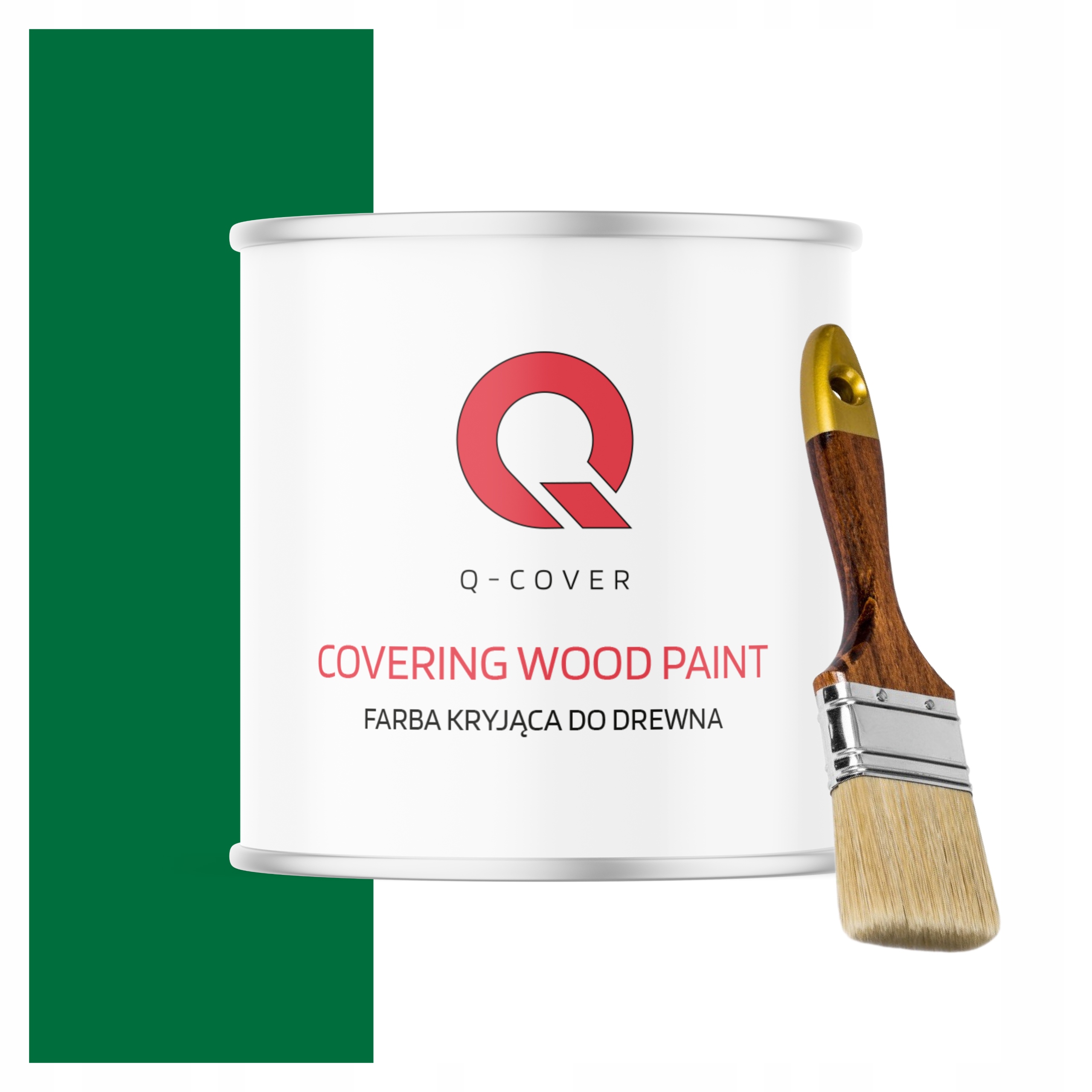 Krycí Barva na dřevo a renovaci nábytku 2.5L Satén Barva Zelená štětec