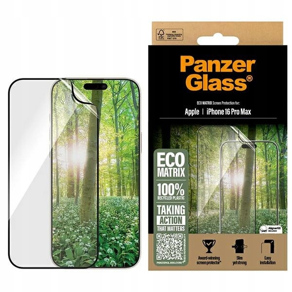 Tvrzené sklo PanzerGlass Matrix Screen Protector pro Apple iPhone 16 Pro