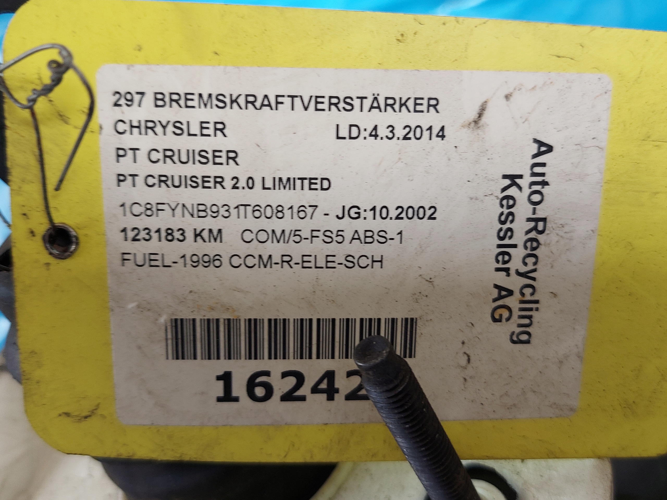 Servo Pumpe PT CRUISER P5273912AA 2.0 B