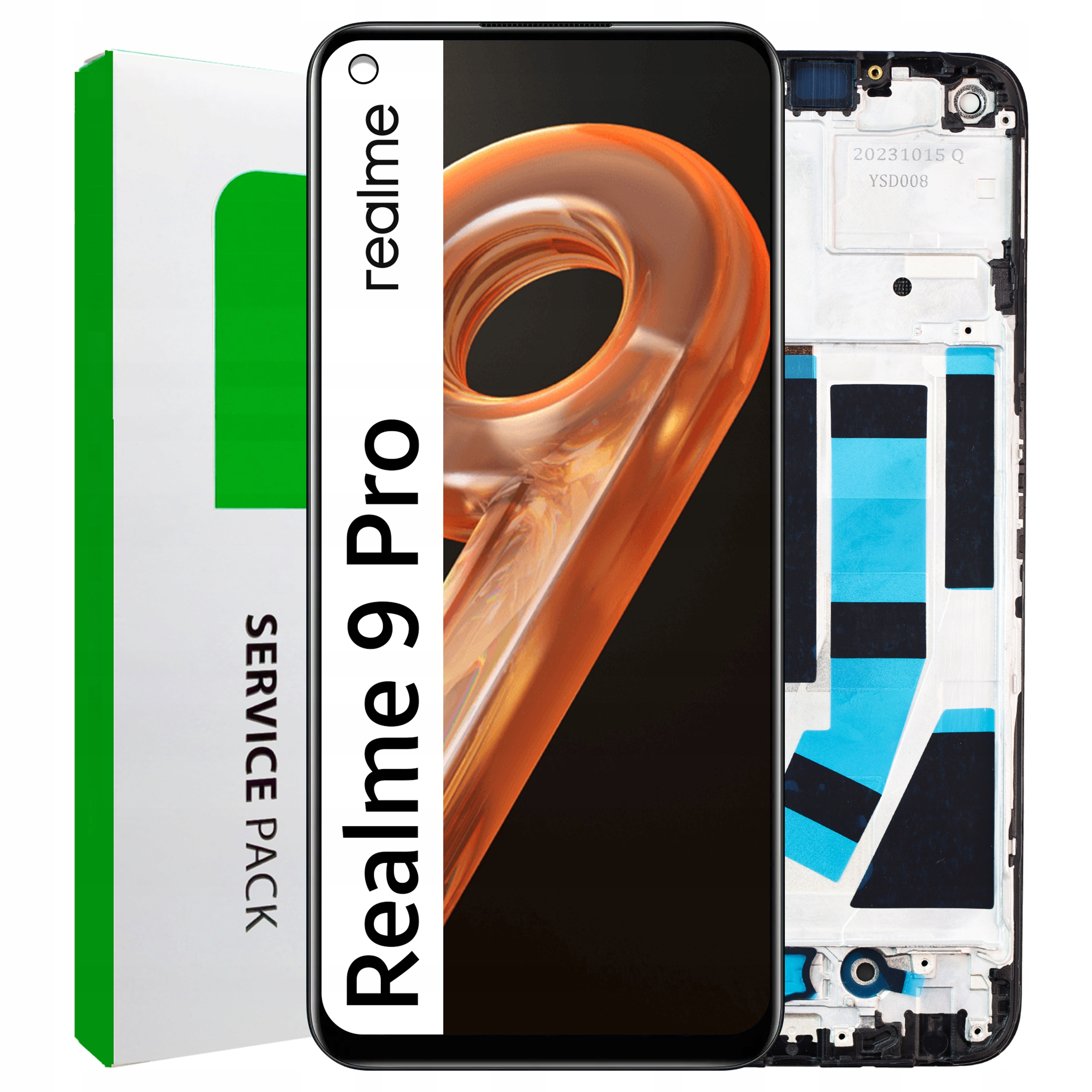 Displej pro Realme 9 Pro LCD displej Rámeček Originální Zila RMX3471