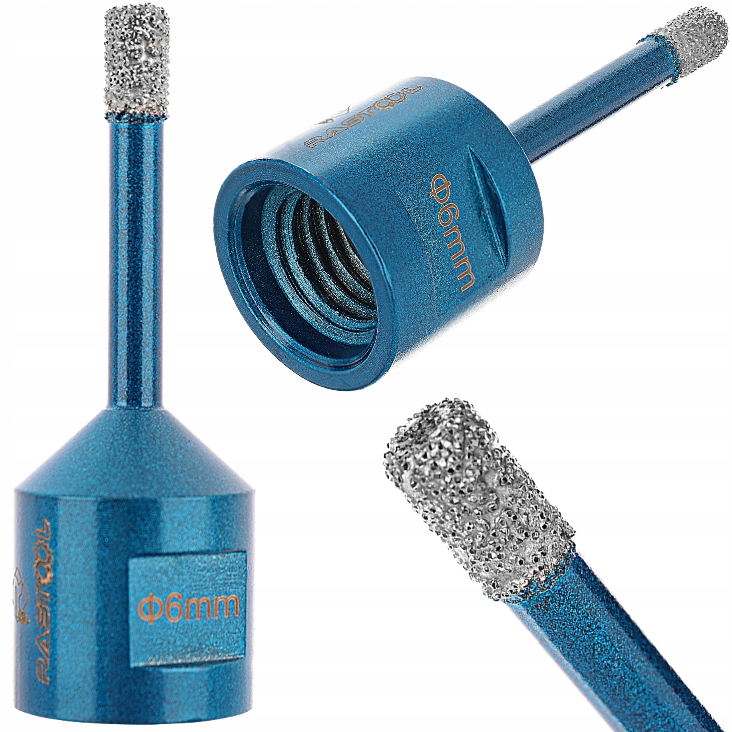 

Otwornica Diamentowe 6MM Do Gresu Szlifierki M14