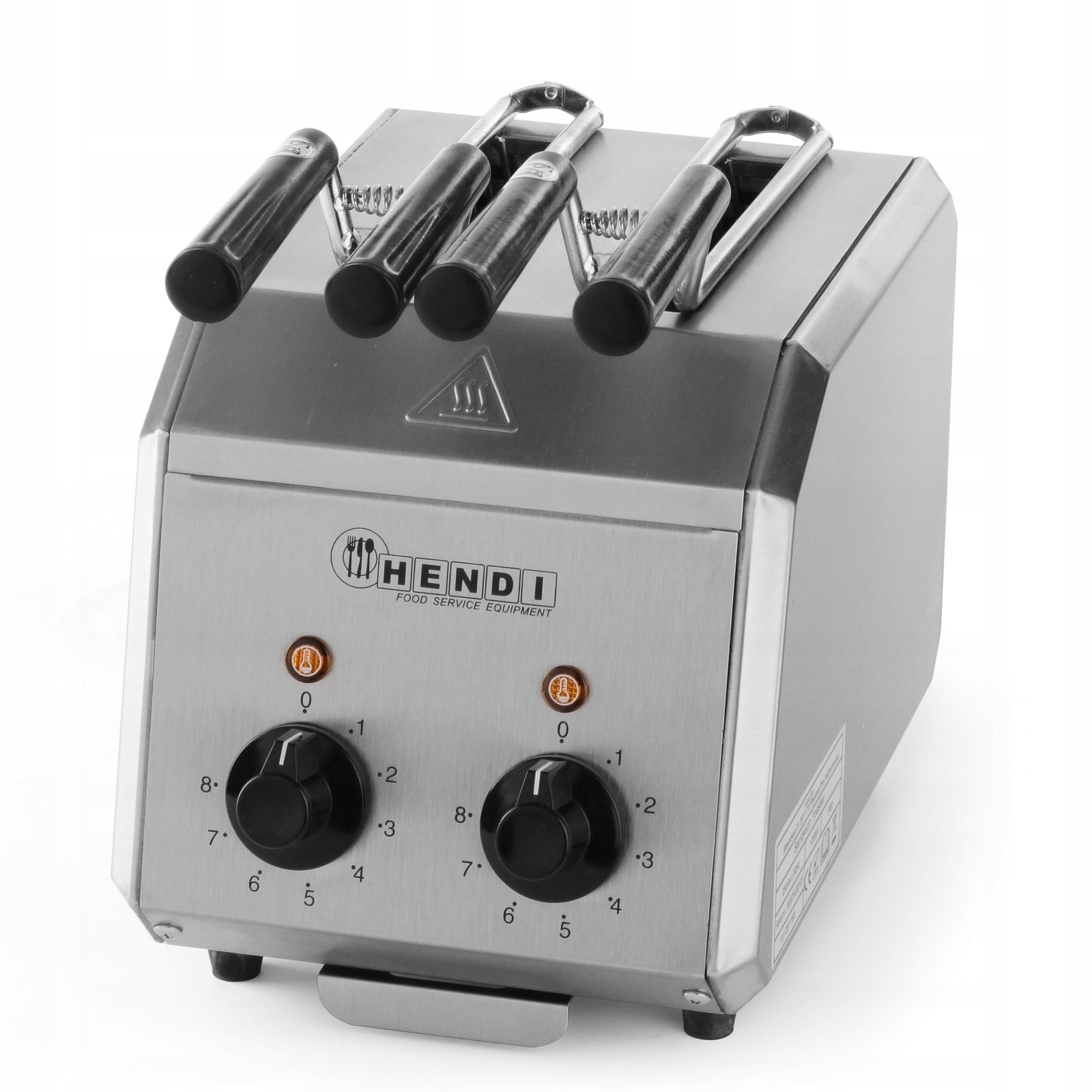 Sendvičový hriankovač s dvojitým časovačom 1200 W Hendi 261163
