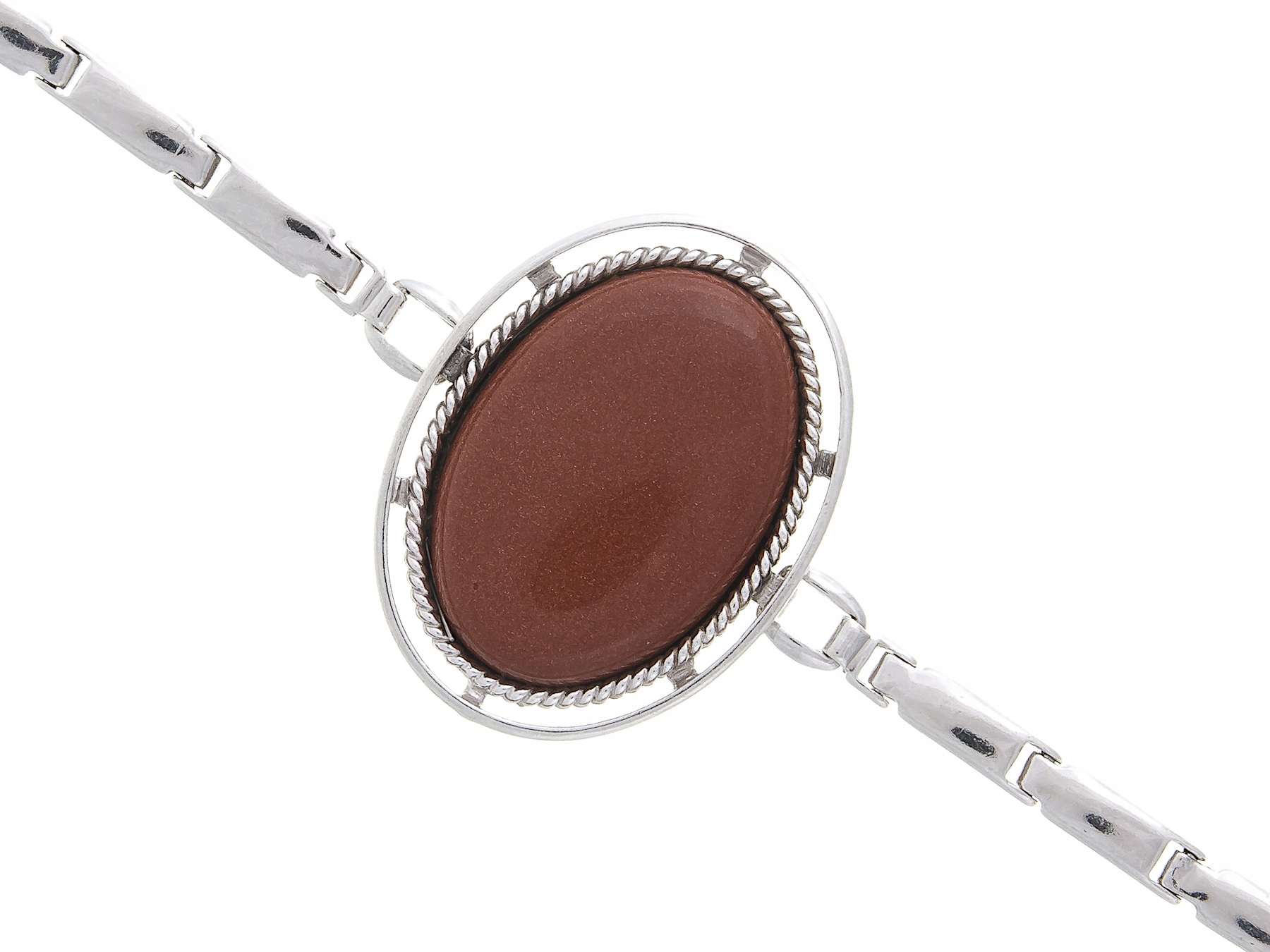 Krásný Stříbrný Náramek Písek Pouště, Rodovaný