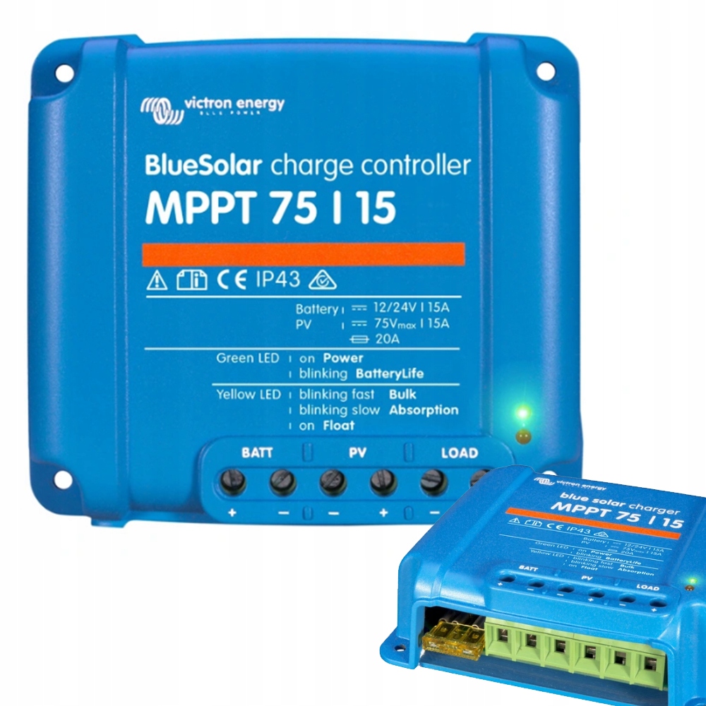 SCC010015050R - VICTRON регулятор энергии синий Солнечный MPPT 75/15