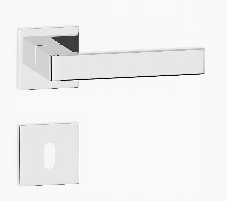 Klika kliky Focus Slin chromová chromovaná rozety klíč