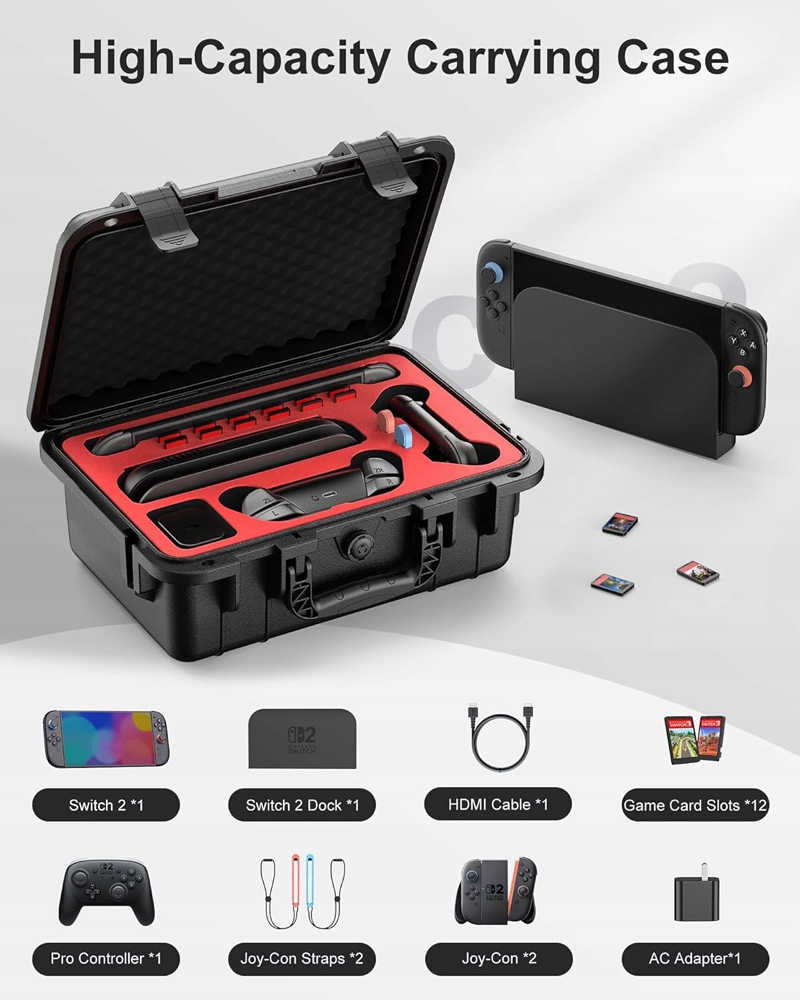 Etui STARTRC wodoodporne IP67 do Nintendo Switch 2