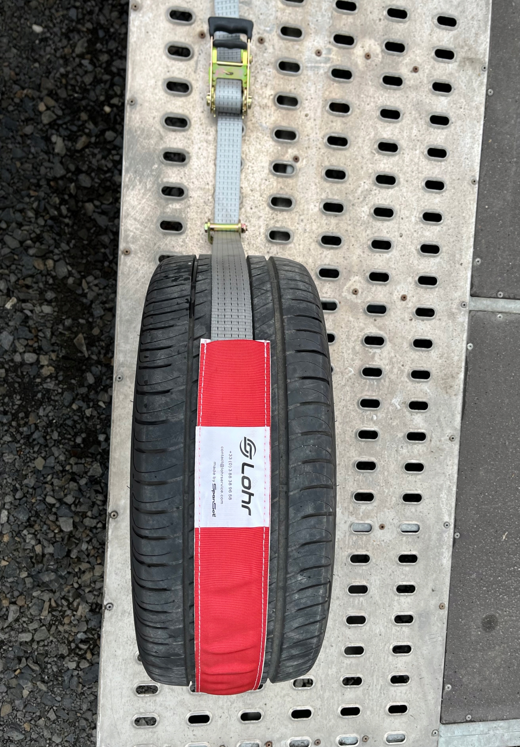 4 Pasy Transportowe LOHR 5T 50mm z Trawką 75cm 4% Producent inny