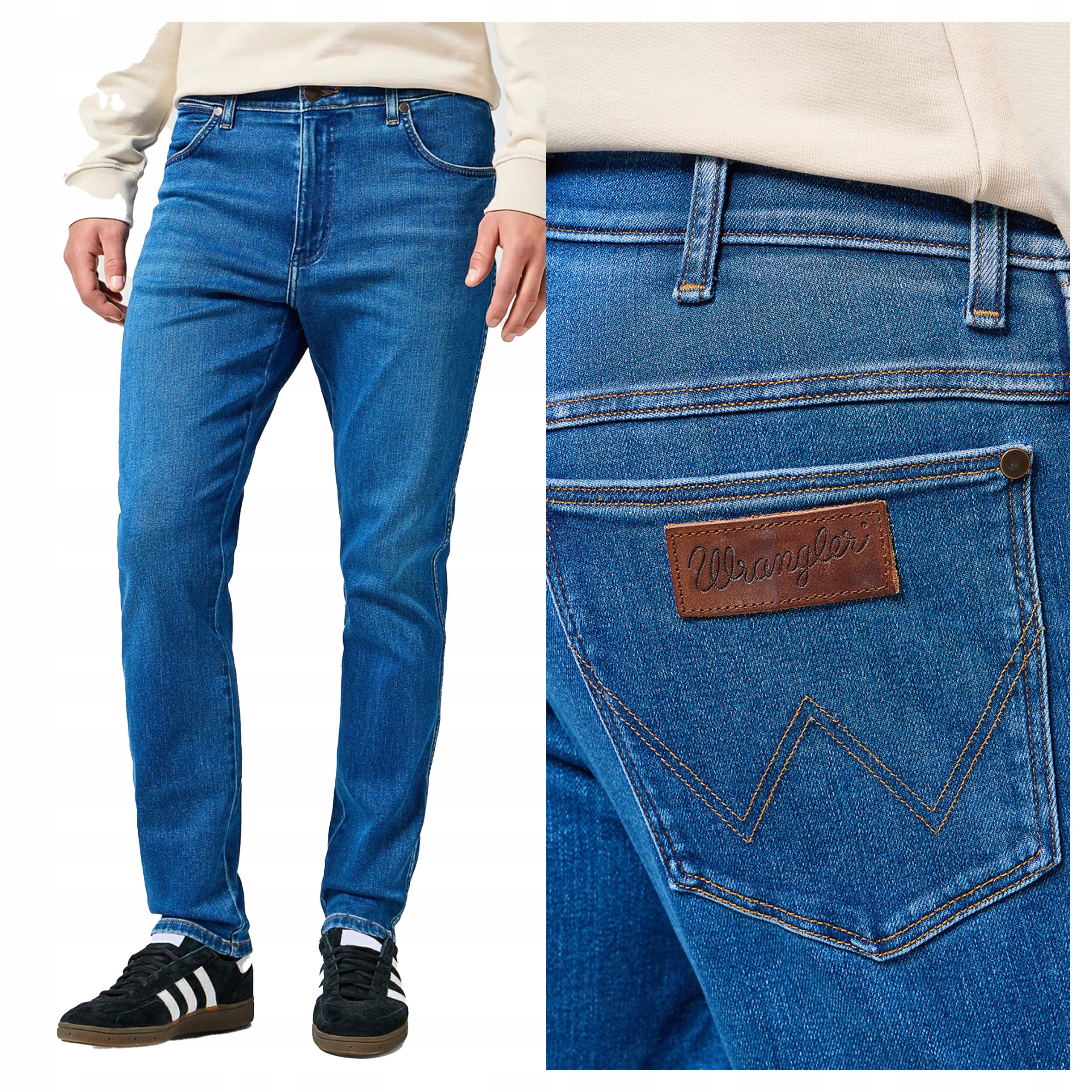 Wrangler River W32 L34 Pánské džínové kalhoty džíny Proste