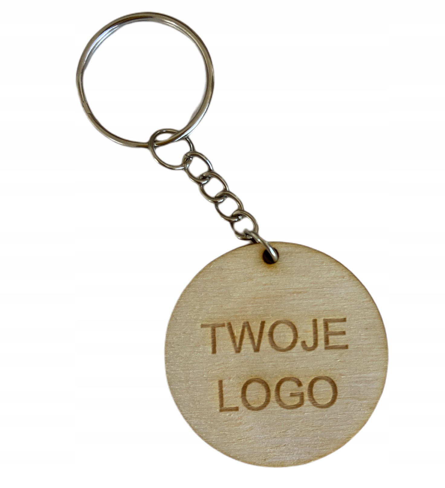 

Breloczek do Kluczy Logo Imię Grawer Dwustronny