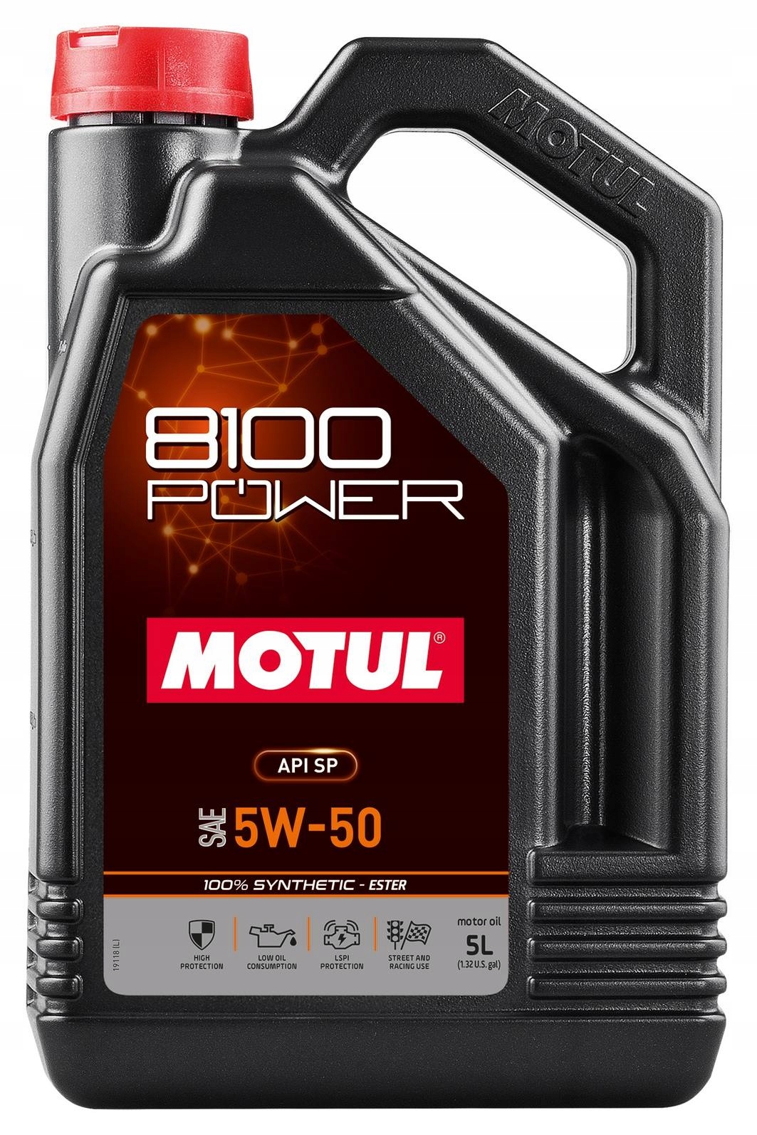 Motorový olej Motul 8100 Power 5 l 5W-50
