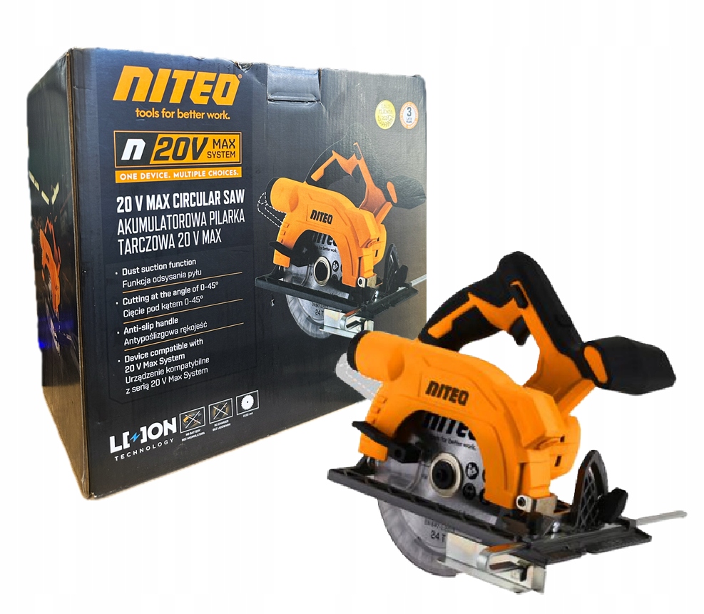 Pilarka tarczowa akumulatorowa Niteo 20V