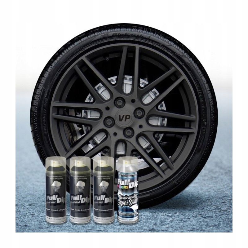 

Full Dip Folia guma w sprayu Grafitowy Połysk 3+1