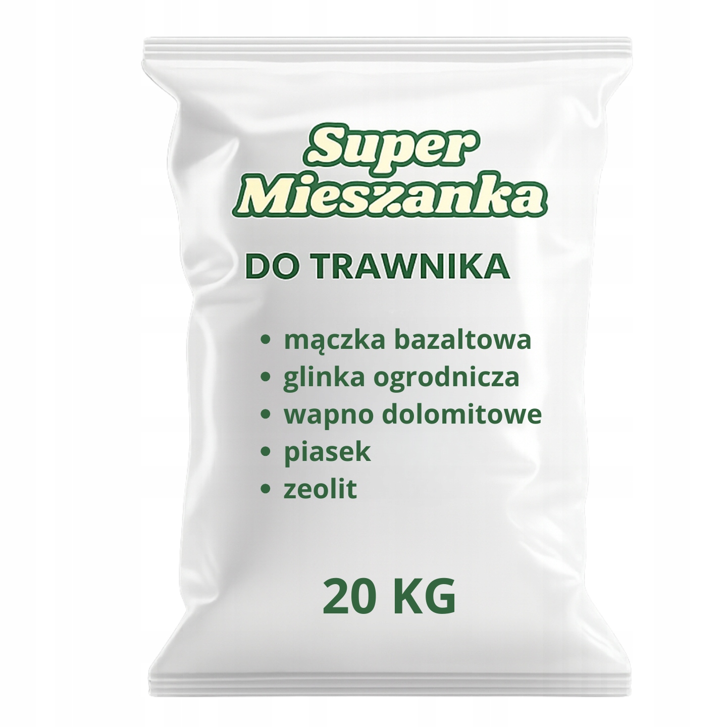 MIESZANKA DO PIASKOWANIA TRAWNIKA PIASKOWANIE MĄCZKA GLINKA WAPNO ZEOLIT