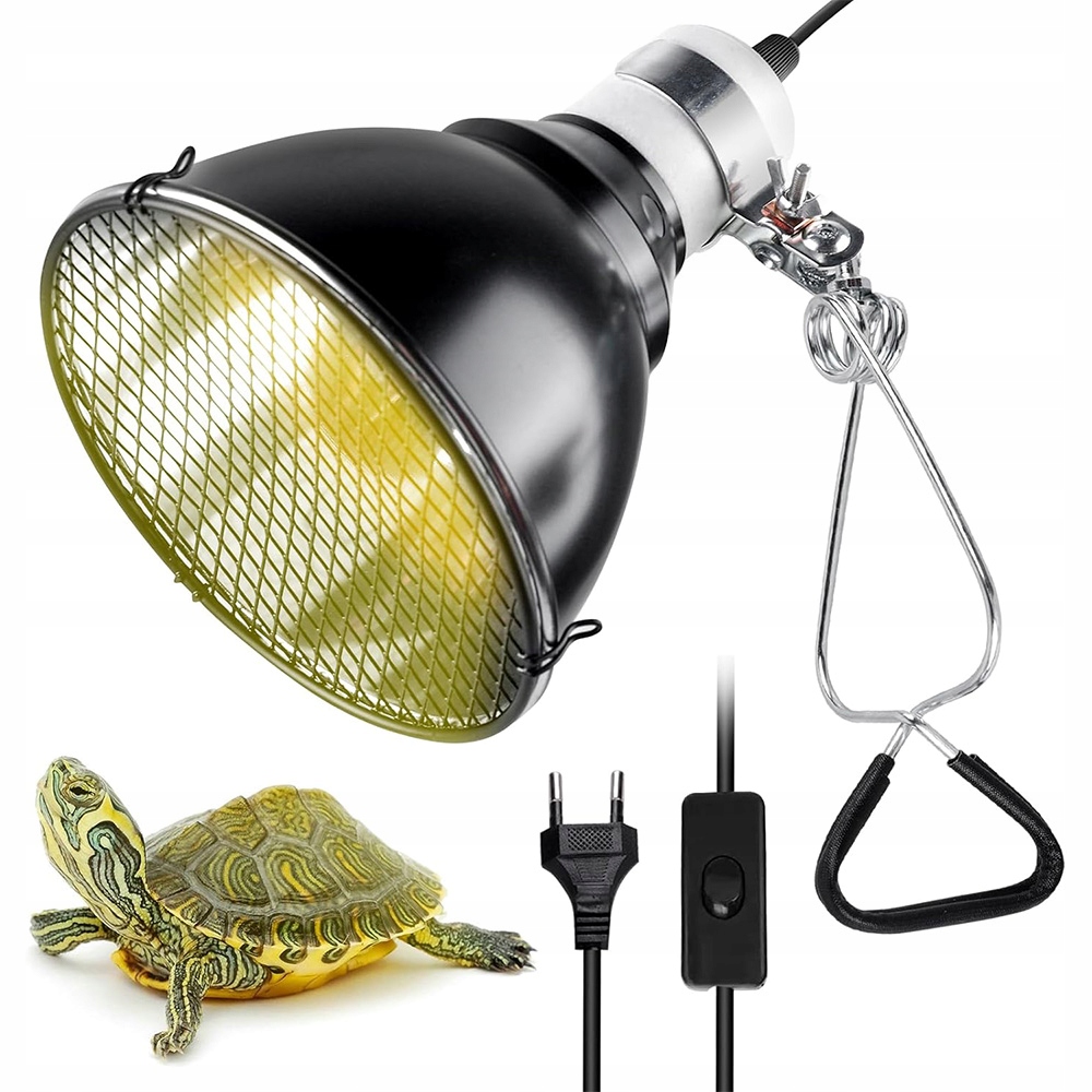 Topná Lampa Do Terária, Objímka Lampy, Teplé Stínidlo Lampy (bez Žárovky)