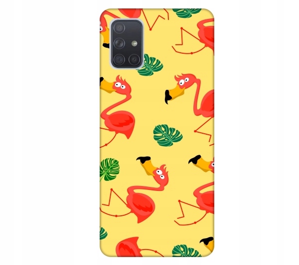 

Etui wzory do Samsung Galaxy A71 Flamingi smieszne