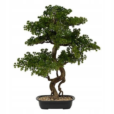 Sztuczne drzewko Bonsai 86cm w czarnej ceramicznej donicy