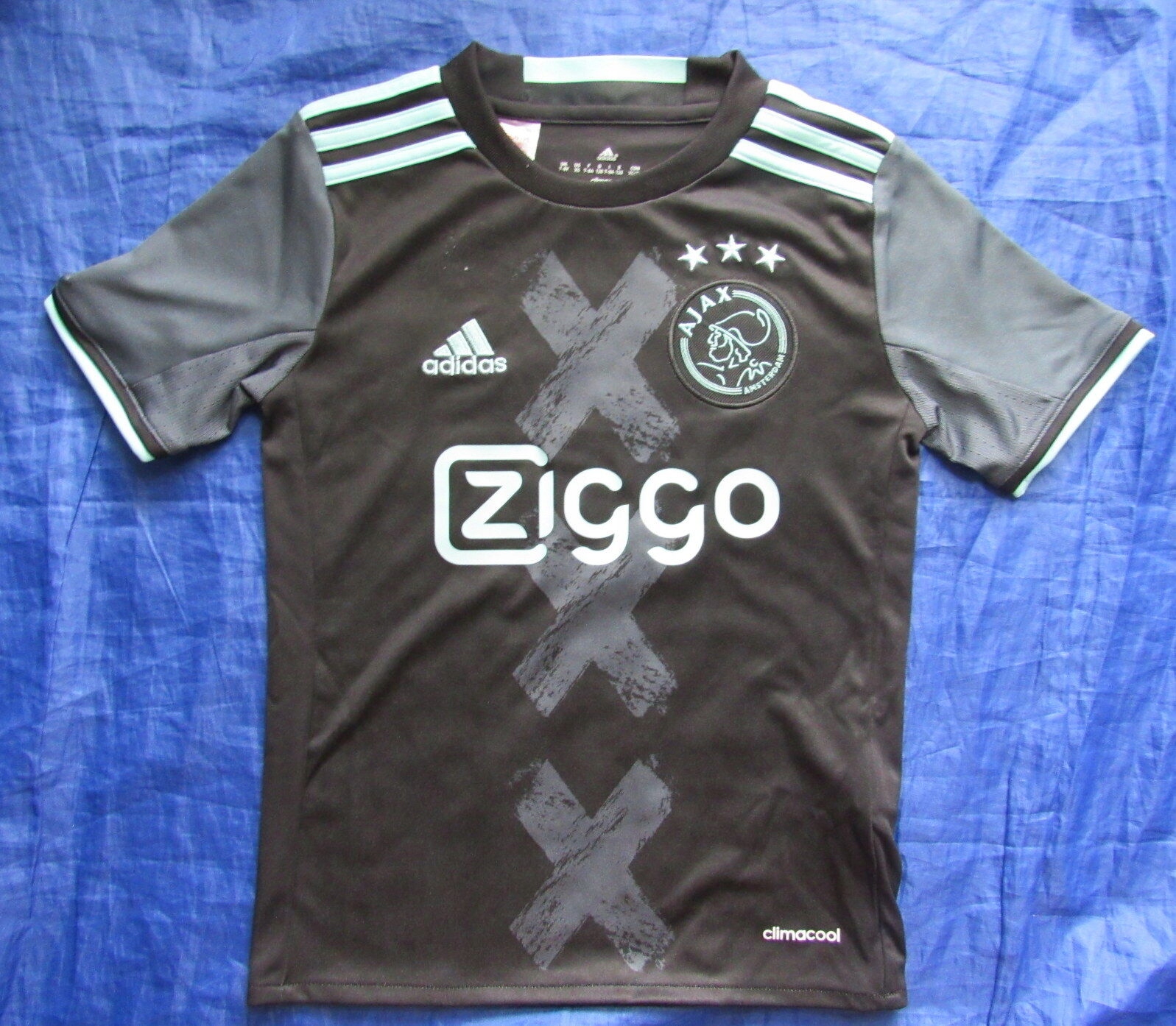 AJAX AMSTERDAM ADIDAS 2016-2017 oryginalna koszulka dla dziecka 128cm 8lat
