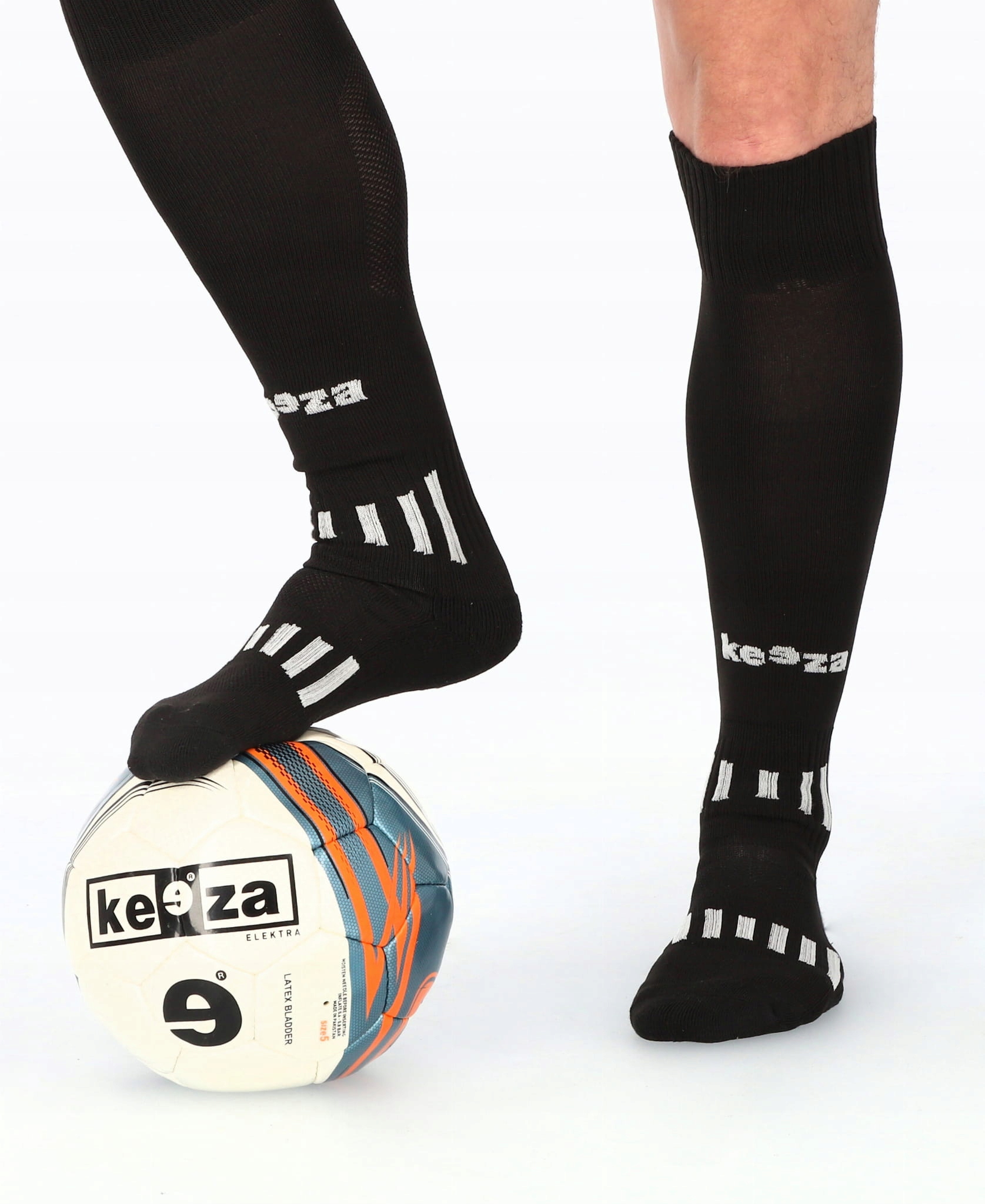 Getry piłkarskie KEEZA czarne r. 43-46