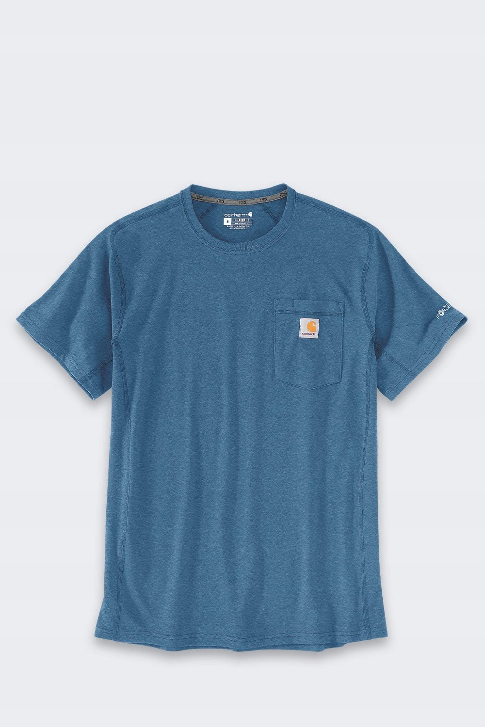 Tričko Carhartt Force Mid Ss Pocket Tmavě modré