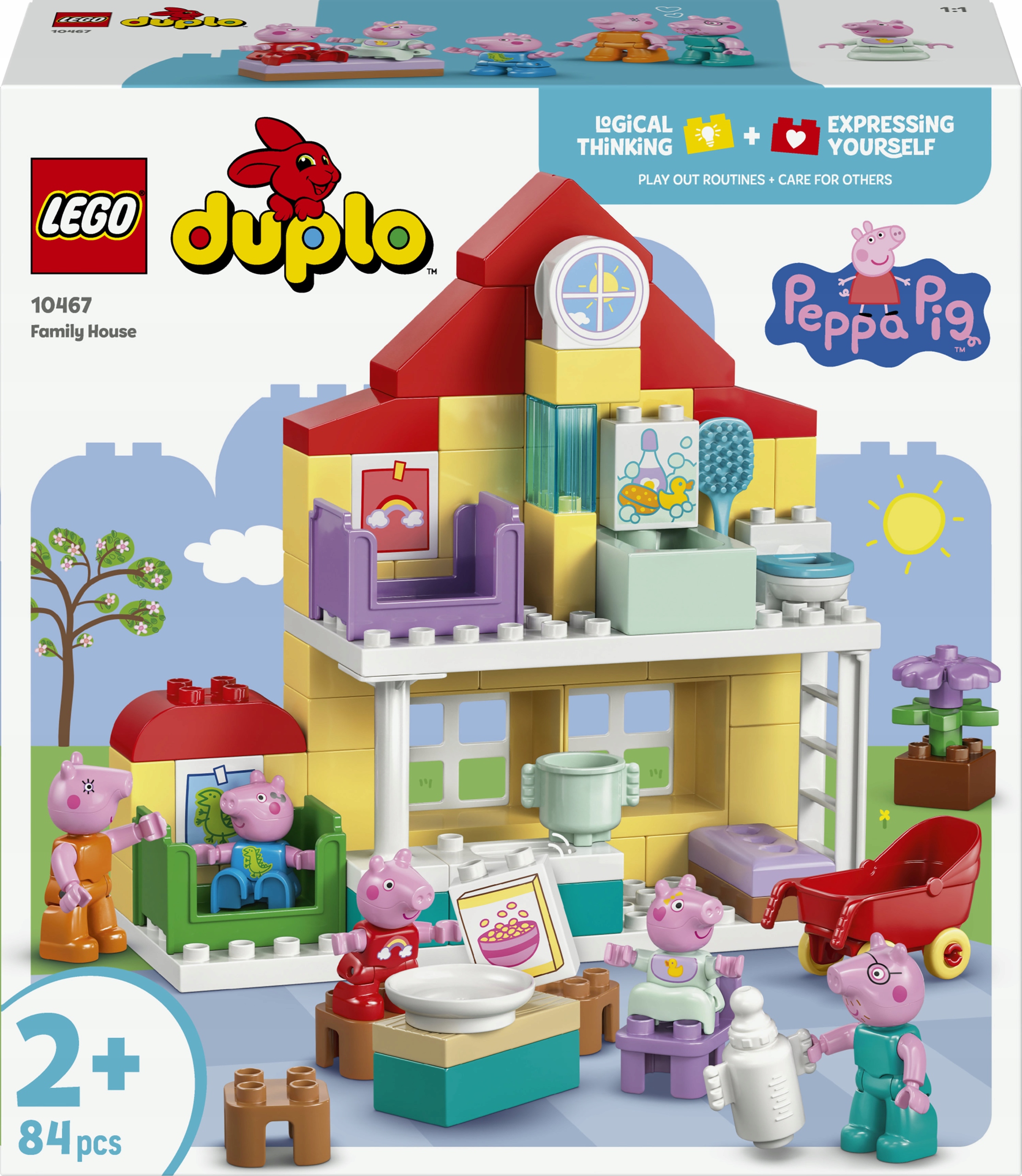 LEGO DUPLO Świnka Peppa Dom rodzinny 10467