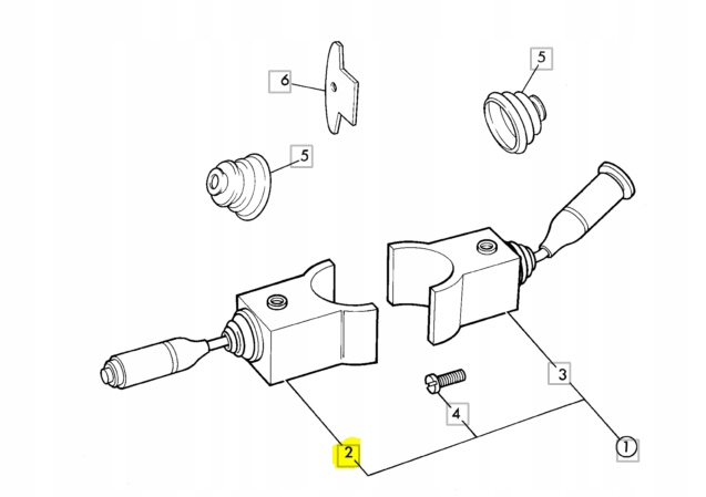 PRZELACZNIK JAZDY PRZOD TYL JCB KOPARKO LADOWARKA Machine type Backhoe loader