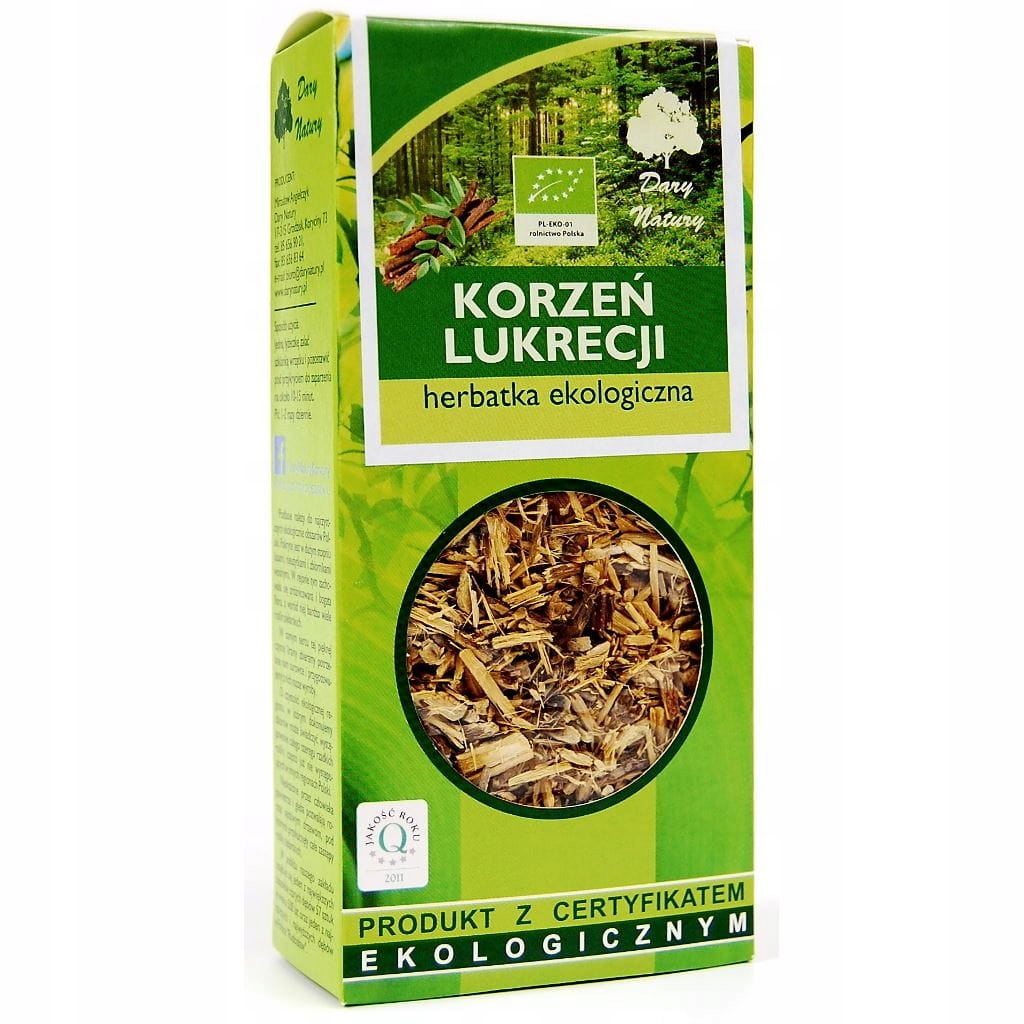 

Lukrecja korzeń herbatka ekologiczna 50g
