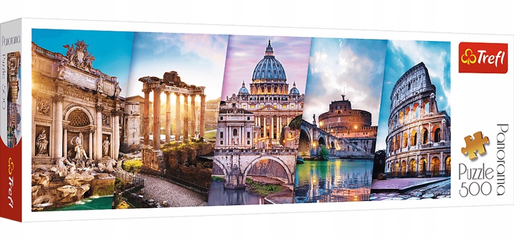

Puzzle 500 El Panorama Podróż do Włoch 29505 Trefl