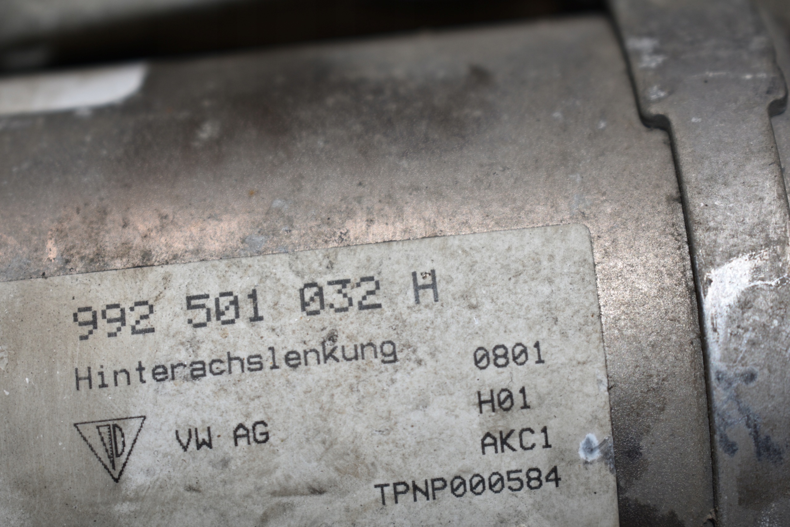 IDEALNY damper steering rear part rear right PORSCHE 992 1