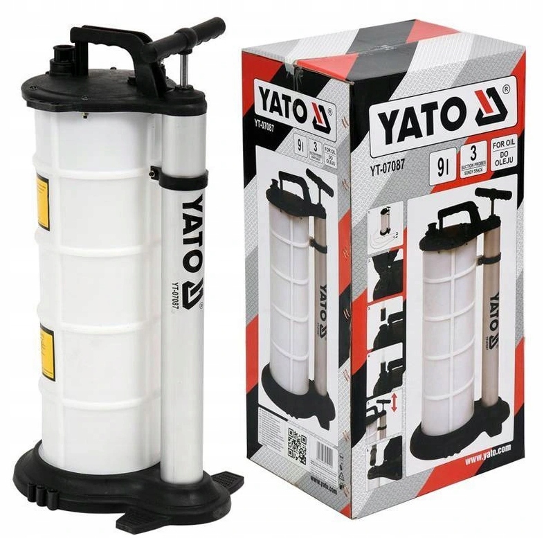 Yato odsysarka ręczna do oleju 9l 3 sondy YT-07087