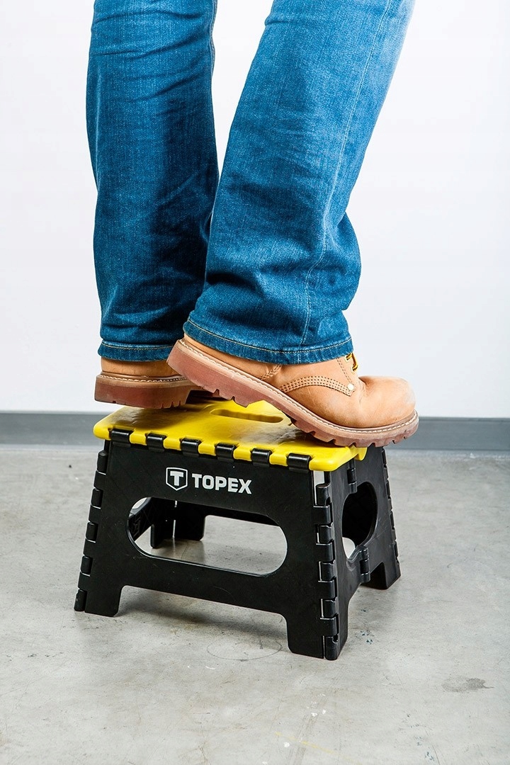 Stołek składany mały taboret udźwig 150 kg Marka Topex