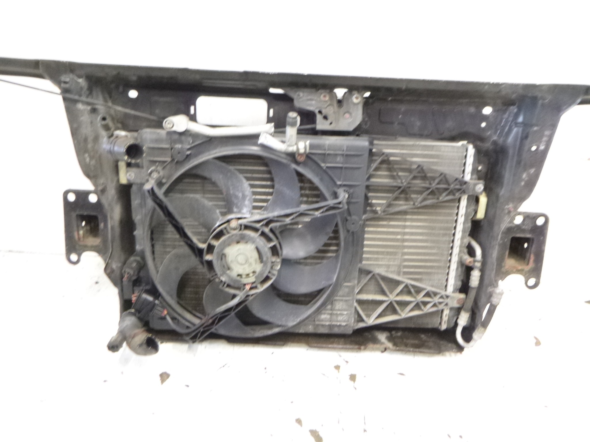support panel for radiators pillar radiator SKODA FABIA II 2 1.4B 07-14 KOMPLET