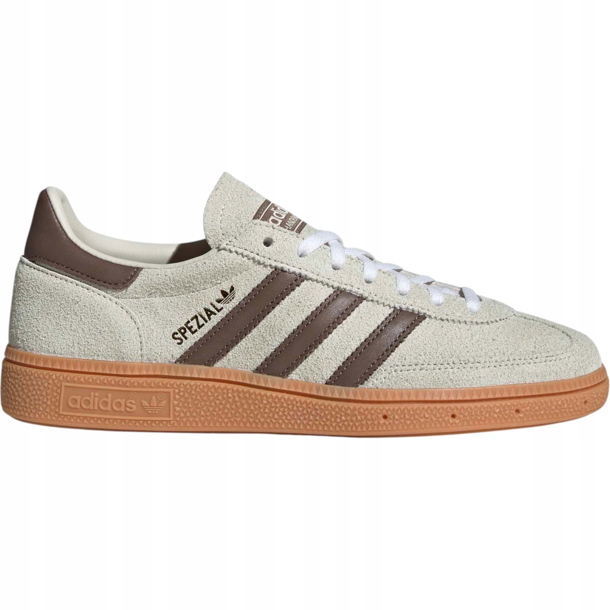 Unisexové boty Adidas Handball Spezial JQ8903 béžové semišové retro 38