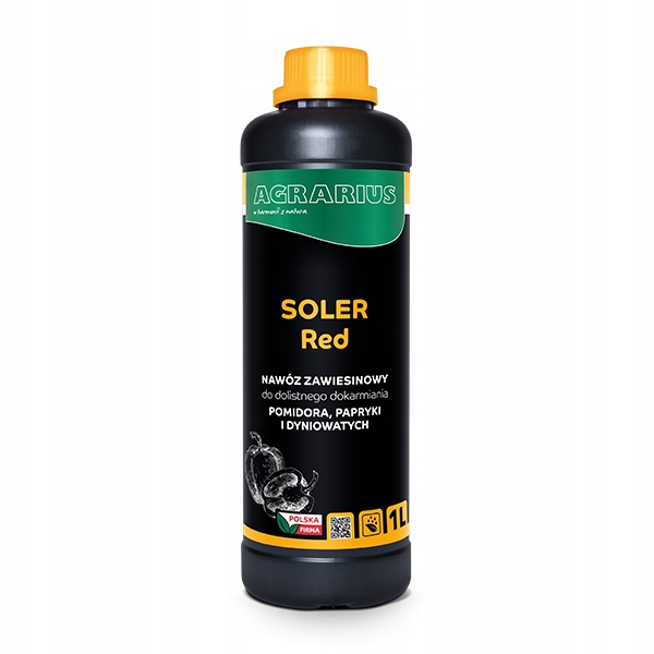 

Agrarius Soler Red nawóz do papryki i pomidorów 1l