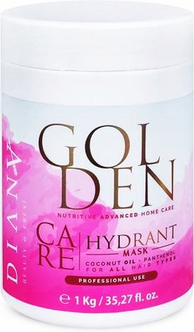 Diana Beauty Golden Protein Maska Odżywcza po Nanoplastii Złote 1000g