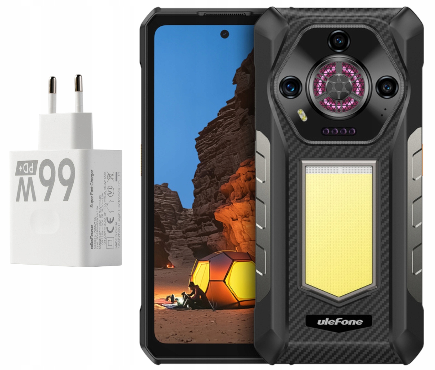 Ulefone Armor 30 Pancerny Smartfon 12/512GB 12800MAH Noktowizja Ładowarka