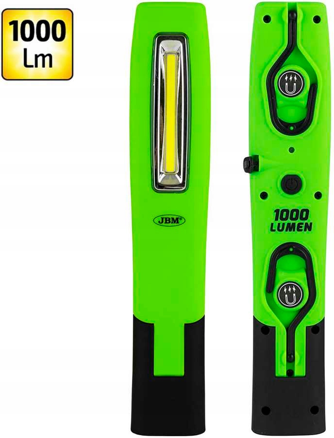 Baterka Cob Led, 1000 lm, akumulátor, s kĺbom Jbm