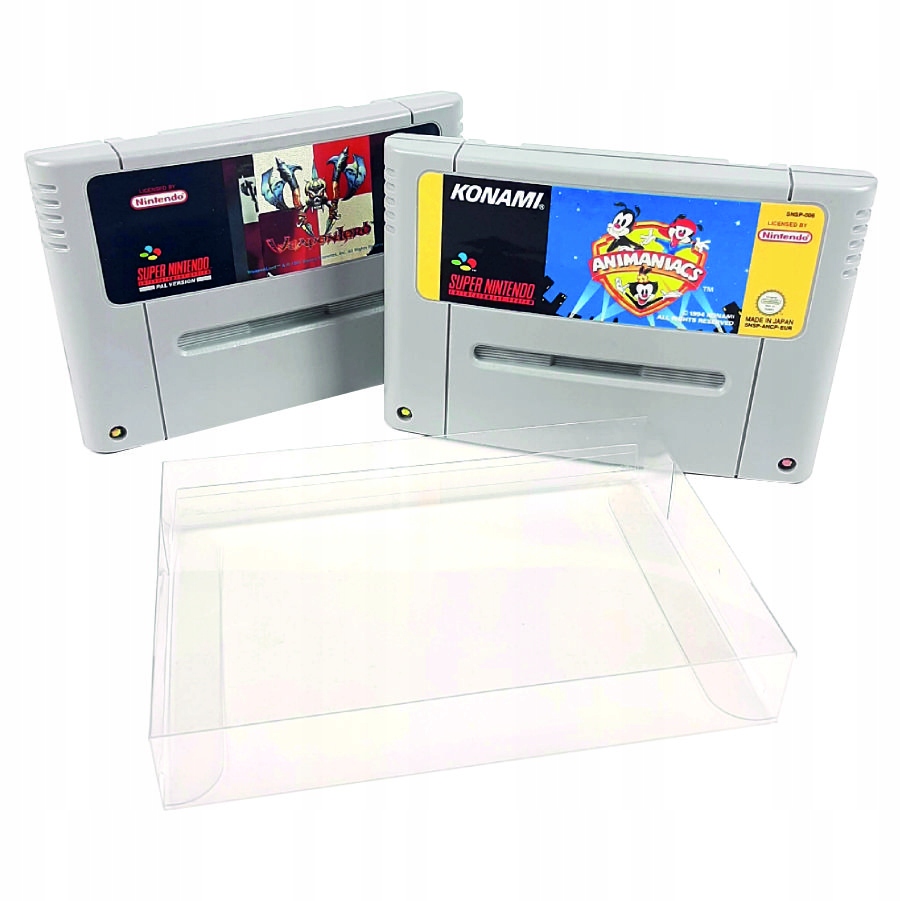Protektor SNES (Kartridż) Transparentny 10szt Platforma Nintendo SNES
