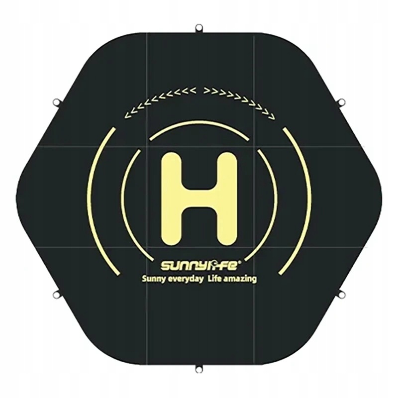 Přistávací plocha Sunnylife pro drony 110 cm hexagon – oboustranná – voděodolná