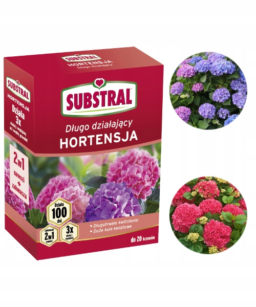 

Substral 100 Dni Nawóz Zakwaszacz do Hortensji 1kg