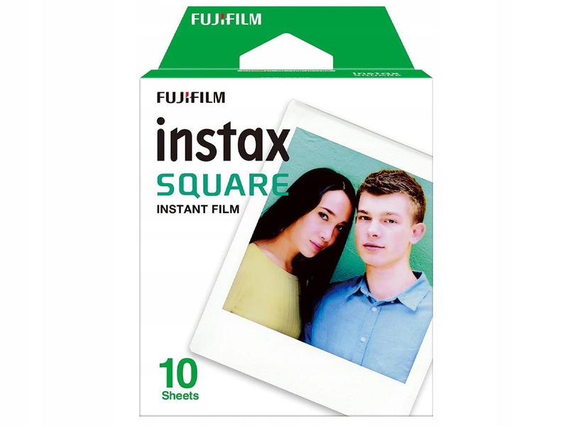 Fujifilm Instax Square картридж с черной рамкой 10 шт