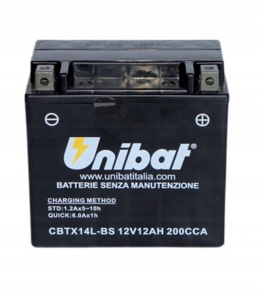 Akumulator Unibat CBTX14L-BS 12Ah 200A YTX14L-BS